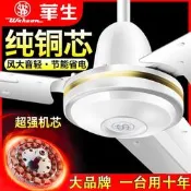 【甄選】上海華生吊扇純銅鋁葉鐵葉工業扇商用店大風力家用客廳靜音電風扇