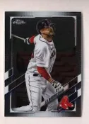 2021 Topps Chrome #95 J.D. Martinez - Boston Red Sox 