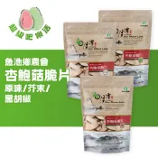 [超級吧樂活] 魚池鄉農會 杏鮑菇脆片 (原味/黑胡椒/芥末) 90g/包