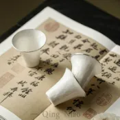 喜挖2店 廣寒杯日式茶杯家用主人杯個人專用創意包銀盃陶瓷功夫茶具聞香杯