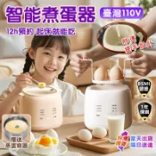 【新北公司貨+1年保固】110V蒸蛋機 德國蒸蛋器 蒸蛋機 早餐機 煮蛋器 溫泉蛋溏心蛋 智能煮蛋機 迷你蒸蛋器 蒸蛋器
