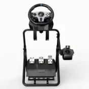 全球選品1館 生活百貨 萊仕達A9遊戲方向盤支架 G27 G29 GT500 T300RS托架腳踏 折疊支架