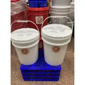 台南百寶桶 18/20公升桶螺旋旋轉蓋全新出售  白桶/提桶/水桶/PP桶/食品級塑膠桶/工業用桶/化學液體桶/洗車桶