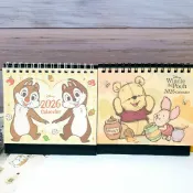 正版現貨📆2026年 迪士尼 小桌曆 60k 三角桌曆 維尼 奇奇蒂蒂 行事曆 備忘錄 行程規劃 屹耳 台灣製