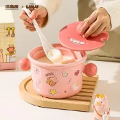 川島屋&lulu豬聯名 豬油罐陶瓷耐高溫食品級家用辣椒油儲油葷油罐