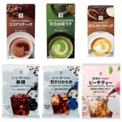 日本7-11限定 濃縮咖啡球 濃縮咖啡 抹茶拿鐵 可可歐蕾 咖啡歐蕾 咖啡拿鐵 冬天限定版 即沖即飲 咖啡 拿鐵 歐蕾
