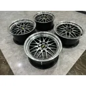 🇯🇵BBS LM DB-BKBD 19寸鍛造鋁圈 原漆 真圓前8.5J ET25 後9.5J ET32孔距5*112