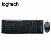平價屋3C Logitech 羅技 MK200 USB 鍵盤滑鼠組 有注音 有線鍵盤 有線滑鼠 防潑水 超薄設計 三年保固 公司貨