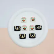 【沐沐小舖】台灣現貨 香香包包 樹脂配件 奶油膠DIY材料 咕卡裝飾 手作 仿真擺件 小食玩