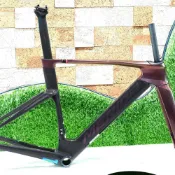 (店+)【Bahrain Merida 巴林 美利達】MERIDA REACTO 8000 27年 公路車架 XS號 變色紫