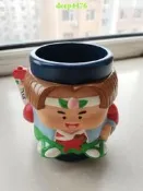 『全球購收藏』桃太郎水杯，中古玩具，品相如圖所示，塑料材質，杯子做工精致，22664