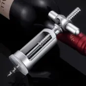 紅酒開瓶器 開罐器 紅酒刀 葡萄酒開瓶器 軟木塞開瓶器 啟瓶器家用簡易葡萄酒塞起子實用多功能紅酒開瓶器手動工具鋅閤金啟瓶
