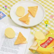 (店+)造型髮夾 夾子 波卡夾 薯片髮夾 零食夾 資料夾 創意髮夾 髮飾 髮夾 美髮 多力多滋夾