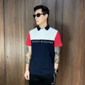 美國百分百【全新真品】Tommy Hilfiger POLO衫 網眼 短袖 男款 TH 上衣 logo 白色 CR87