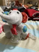 ΨPANDA清Ψ 安撫玩偶 安撫娃娃 安撫玩具 安撫奶嘴娃娃 大象 安撫布偶 寶寶安撫娃娃 嬰兒安撫娃娃 奶嘴夾 奶嘴鍊