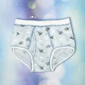 【annypepe】男童三角褲 奧地利天絲 QQ 洞洞緹花 遨遊天際-水藍140~150(兒童內褲 男童內褲 兒童三角褲)