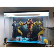 《Yao 挖寶趣》野獸國 HOT TOYS MMS462D22 鋼鐵人2 鋼鐵人馬克4 ＆整備台 MK4 專用展示盒