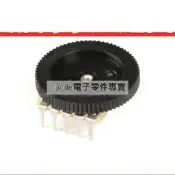 雙聯 撥盤電位器 B503 50K 盤直徑16MM 盤厚度2MM 999-01267