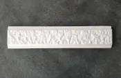 ＊長安建材行＊ 山形二丁掛庫存出清 3元 5.2*24CM 祥德5603 奶油白色 小白點 花崗面 庫存約8坪 外牆 