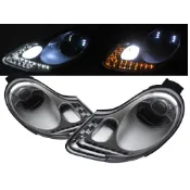 單邊出清-L邊-適用於 PORSCHE 保時捷 BOXSTER 986 1997-2004 魚眼R8 大燈 電鍍 台製