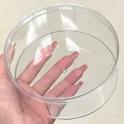 熱賣 餅乾盒 透明盒 帶蓋圓形透明塑膠盒 食品堅果餅乾烘焙蛋糕糖果婚慶禮品 包裝圓盒