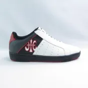 ROYAL ICON 001952091 男款 運動鞋 休閒鞋 無鞋帶 台灣製 白/黑紅【iSport愛運動】