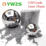 1mm-15mm G10 級高精度軸承鋼球 - 用於動力傳輸自行車滑動部件的實心金屬滾子軸承球組 2mm 2.5mm 3