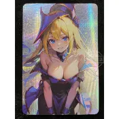 遊戲王 手工同人卡 黑魔導女孩 浮雕閃卡5《奶卡》