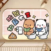 ✨風格精選✨ 一二布布浴室吸水地墊高級硅藻泥防滑墊廁所防滑速幹腳墊家用地毯 1019