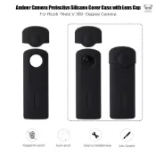 Andoer 相機矽膠套 相機保護套 黑色 適用於理光Theta V全景相機 DF-618