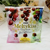 日本 Meiji 明治 Meltykiss 綜合三種口味綜合可可糖 家庭號 草莓 原味 抹茶