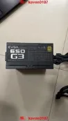EVGA 650W 全模組電源供應器 金牌認證 靜音風扇 高效穩定 電腦組裝首選
