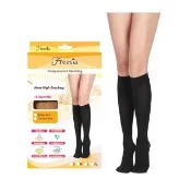 【Freesia】彈性壓力襪-包趾小腿襪X1雙組(200D-運動襪/彈性襪/束腿襪/塑腿襪/美腿襪/台灣醫療級大廠製造)