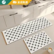 環保無味+可客製尺寸 奶油風廚房地墊 矽藻土軟地墊 吸水地墊 防油吸水好擦拭 加厚腳踏墊 防滑地墊 珪藻土地墊 浴室地墊