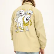 RIPNDIP 3 HEADS COACH JACKET 地獄三頭犬 教練外套 中指貓 台灣總代理-ALL