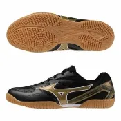 【MIZUNO 美津濃】桌球鞋 男鞋 女鞋 運動鞋 緩震 2E楦 CROSSMATCH 黑金 81GA183063