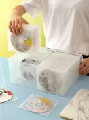 設彩品牌旗艦店 光碟收納盒 光盤收納箱多片CD盒大容量DVD藍光碟片專輯游戲碟PS4儲存收納盒『XY34851』