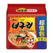 【NONG SHIM 農心】農心香辣海鮮烏龍麵超值包5入(600g)
