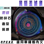 APEXX | 白鐵 彩鈦 風扇蓋濾網 護網 風扇蓋 護罩 風扇罩 適用 勁戰 BWSR 雷霆 S G6 JETS FT