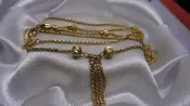 黃金串珠流蘇套鍊 24K 黃金 純金 千足金 黃金項鍊 黃金串珠 金墬子 黃金墬飾 金項鍊 二手 回收 流當 寄賣 6.