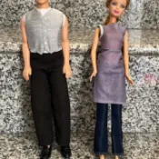 現貨 絕版 美泰兒（Mattel）的芭比娃娃（Barbie）與其男友肯尼（Ken）的玩偶二個ㄧ起賣