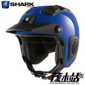 ❖茂木站 MTG❖ 法國 SHARK ATV-DRAK 半罩 安全帽 越野車 沙灘車 帽簷 通風 輕量。藍