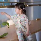 淘淘屋百貨商場 寶寶春夏薄款防著涼防踢被神器雙層紗分腿式睡袋四季兒童短袖睡袋鑫弘-萌寶童裝可開發票