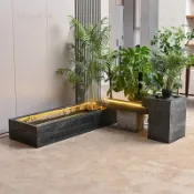 星美匯工廠🔥定金別墅魚池造景小院造景定金天然石材庭院花園魚池循環流水噴泉陽台客廳辦公室水系造景觀擺件