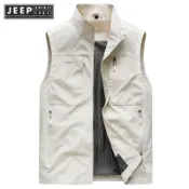 JEEP SPIRIT 1941 ESTD Style背心春秋男士戶外多口袋