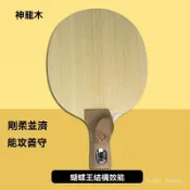新貨優選木碳素VIS結構底闆藍芳碳乒乓底闆直拍橫打橫拍柄高級乒乓球拍 乒乓球拍 單拍 橫拍 直拍 桌球 球拍