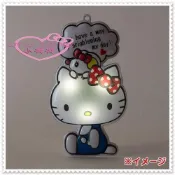 【買動漫】小花花日本精品♥ Hello Kitty 美樂蒂 可亮光有音樂可聲音或燈光2段調節聖誕擺飾 67810000♥小花花日本精品♥ Hello Kitty 裝飾燈小夜燈 觸碰燈 造型觸碰壁燈 藍色側姿雲朵 33146201