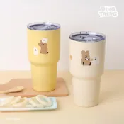 (店+)【Norns】DINOTAENG不鏽鋼酷涼杯 - 呆萌町 QUOKKA & BOBO 冰壩杯 飲料杯 保溫杯
