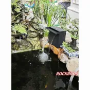 立式 戶外魚池過濾器裝置 瀑布式 水循環系統 周轉箱 養魚 不銹鋼過濾箱
