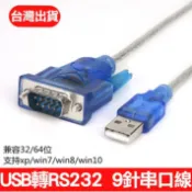 我型我色iStyle嚴選好物 高品質USB轉RS232串口線 資料傳輸COM Port USB轉RS232 九針串口線
